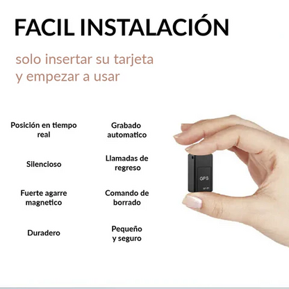 📍 Mini GPS GF-07 con Monitoreo en Vivo + Cámara de Regalo